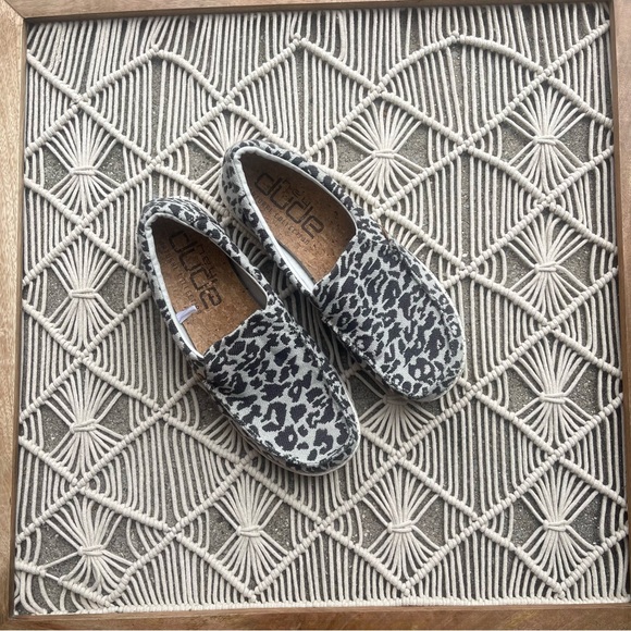 Hey Dude Slip-on Shoes Women’s Size 11 - Misty Woven Cheetah Grey - Picture 3 of 9